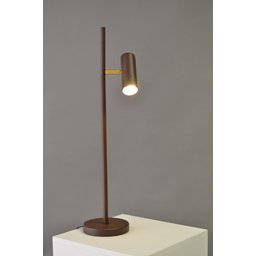 Luminária de Mesa Abajur Sofhie Marrom Cortem - 1