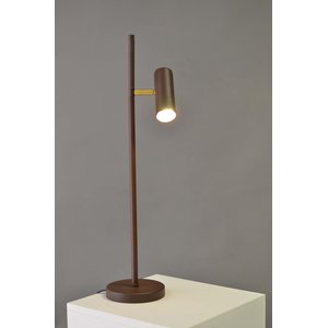 Luminária de Mesa Abajur Sofhie Marrom Cortem