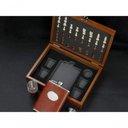 Ver imagem 5 de Tabuleiro Xadrez Madeira Dobrável Cantil Bebida Shot Aposta