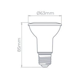 Lâmpada Led Stella Par 20 Eco 5,5w E27 Bivolt 2700k Luz Amarela Sth9020/27 - 3