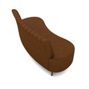 Ver imagem 4 de Sofá 2 Lugares Living 160cm Pé Palito Maraú Sintético Pu Marrom K01 - D'Rossi