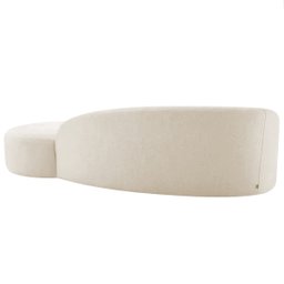 Divã Recamier Orgânico França 200cm Lado Direito Bouclé - 6