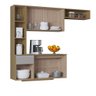 Kit Cozinha Mel Suspensa com Balcão 163cm Poquema Móveis - 6