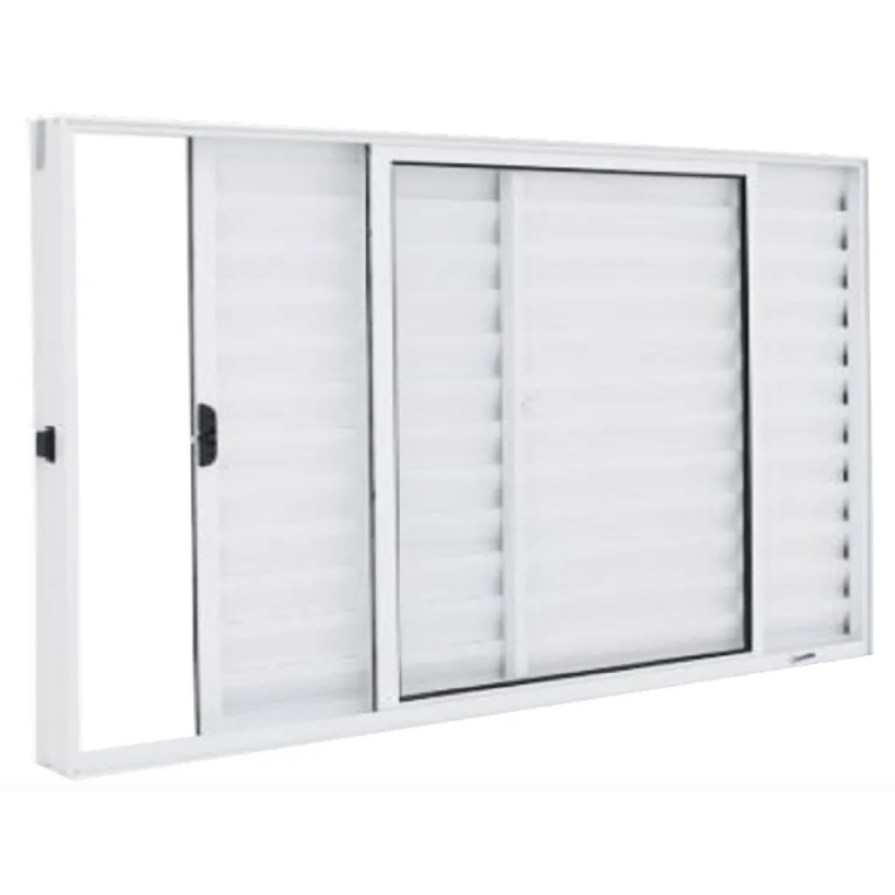 Veneziana 3 Folhas L-20mm S/ Grade Branco - 1
