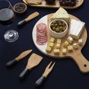 Ver imagem 4 de Conjunto 3 Utensílios de Bambu Oikos para Antepasto e Queijos Preto