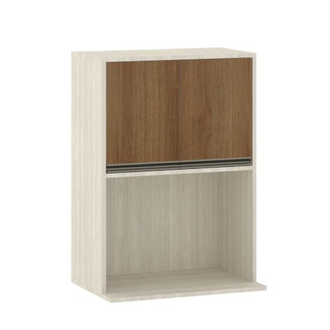 Armário Aéreo 60 Cm com Nicho para Microondas 2 Portas Linea Liciane Móveis