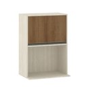Ver imagem 1 de Armário Aéreo 60 Cm com Nicho para Microondas 2 Portas Linea Liciane Móveis