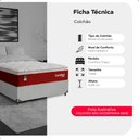 Ver imagem 2 de Colchão Casal Comfort Class Pillow Top 28x138x188cm - Vinho - e-Shop Casa