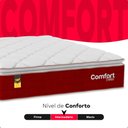 Ver imagem 4 de Colchão Casal Comfort Class Pillow Top 28x138x188cm - Vinho - e-Shop Casa