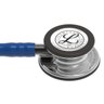 Estetoscopio 3m Littmann Classic Iii 5863 Azul Marinho com Prata Espelhado e Conector Preto - 4