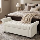 Ver imagem 2 de Puff Baú 160cm Charles Facto Off White - Sallar Home