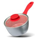 Ver imagem 1 de Panela Philco Definitive Pph160apr Redstone com Tampa de Vidro 1,4l Cinza e Vermelho