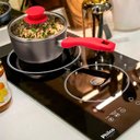 Ver imagem 3 de Panela Philco Definitive Pph160apr Redstone com Tampa de Vidro 1,4l Cinza e Vermelho