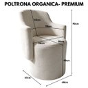 Ver imagem 2 de Jogo 2 Poltrona Orgânica Moderna Confortável Recepção