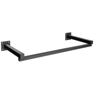 Arara Parede Quadrada Leve Comac - Preto - 60 cm