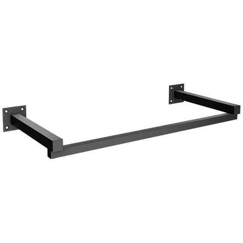 Arara Parede Quadrada Leve Comac - Preto - 60 cm