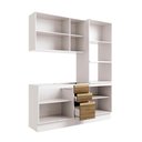 Ver imagem 3 de Cozinha Compacta Celeste Kappesberg 100% Mdf Branco/nogueira 190cm