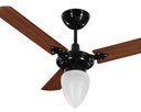 Ver imagem 2 de Ventilador de Teto 220 V Pera New Preto Tron 51.01-0744