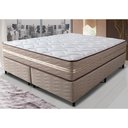 Ver imagem 1 de Cama Box Super King (Colchão + Box) 193x203x60 de Molas Ensacadas Cama inBox Smart Gold Bege
