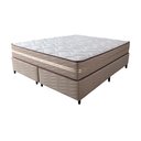 Ver imagem 5 de Cama Box Super King (Colchão + Box) 193x203x60 de Molas Ensacadas Cama inBox Smart Gold Bege