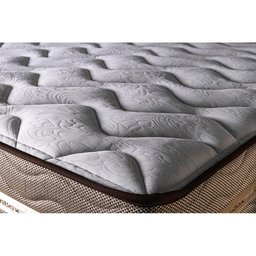 Cama Box Super King (Colchão + Box) 193x203x60 de Molas Ensacadas Cama inBox Smart Gold Bege - 4