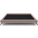 Ver imagem 4 de Cama Casal King Base Box Pés de Ferro Estilo Industrial 210cm Otto P05 Veludo Rosê - Lyam Decor