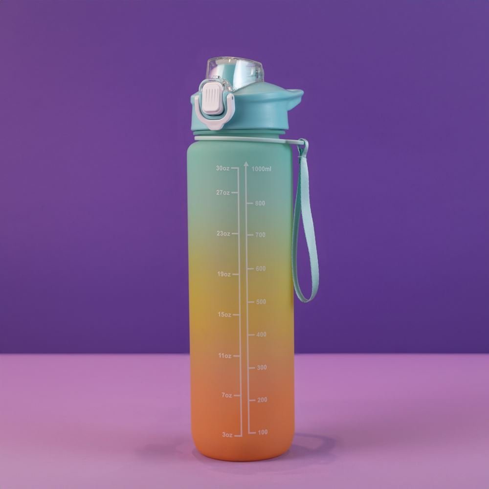 Garrafa com Alça e Canudo 1l Colors Fresh - 4