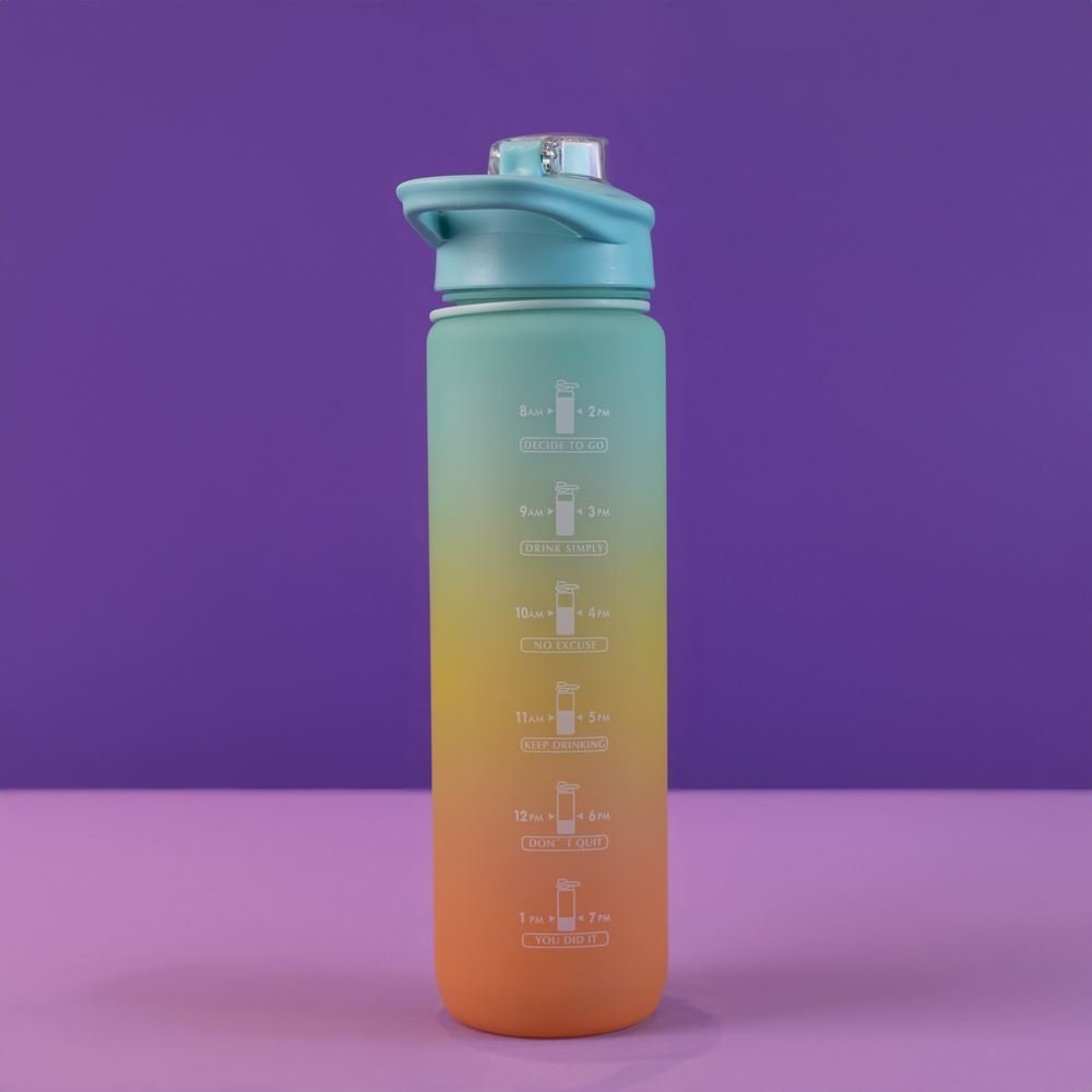 Garrafa com Alça e Canudo 1l Colors Fresh - 5