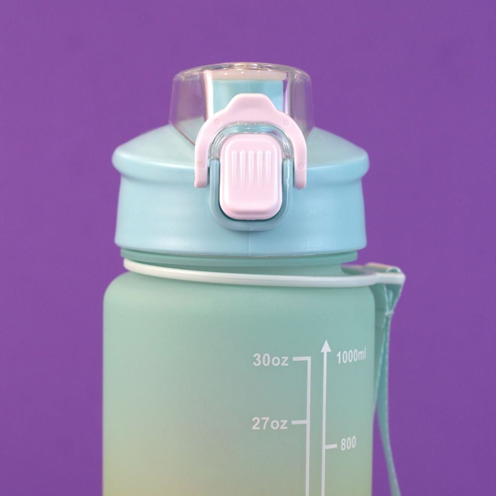 Garrafa com Alça e Canudo 1l Colors Fresh - 3