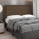 Ver imagem 3 de Cabeceira Onix Cama Box Queen 160cm Suede Marrom