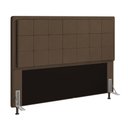 Ver imagem 1 de Cabeceira Onix Cama Box Queen 160cm Suede Marrom