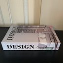 Ver imagem 2 de Livro de papelão decorativo 'Design Itens de decoração'