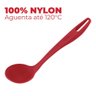 Kit de Utensílios de Cozinha de Nylon Wavy Vermelho 3 Peças - Brinox - 4