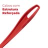 Kit de Utensílios de Cozinha de Nylon Wavy Vermelho 3 Peças - Brinox - 3