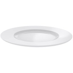 Prato Raso Tramontina Porcelana Branca 27 cm Maria Augusta Avulso Mesa Posta - 1