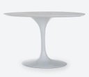 Ver imagem 1 de Base de Mesa de Jantar Saarinen Oval para Tampo de 100x70cm até 137x90cm Cor Branco