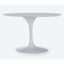 Ver imagem 1 de Base de Mesa de Jantar Saarinen Oval para Tampo de 100x70cm até 137x90cm Cor Branco