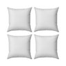Kit 4 Capas Almofadas Decorativas Lisas 45x45 ID Decor :01 Branco - 1
