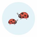 Ver imagem 1 de Quadrinho Decorativo - Joaninha no Jardim
