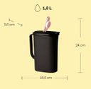 Ver mais imagens de Jarra Perfeita 1,8 Litros Black e Rosa Tupperware