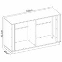 Ver imagem 3 de Cômoda Grande com 6 Gavetas Giane Nogueira/nude