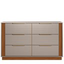 Ver imagem 4 de Cômoda Grande com 6 Gavetas Giane Nogueira/nude