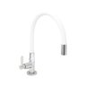 Torneira Cozinha Mesa Silicone Branco C62 Arejador Fixo - 1