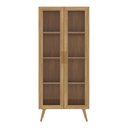 Ver imagem 5 de Armário de Escritório 68cm 2 Portas com Vidro Retrô Urban Multimóveis Mp6039 Madeirado