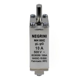 Fusível Nh00c 10a X 500 Volts - Nh-00c-10/500 - Negrini - 1