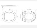 Ver imagem 3 de Assento Almofadado Oval Lorenzetti Levitti Branco 7150111