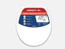 Ver imagem 1 de Assento Almofadado Oval Lorenzetti Levitti Branco 7150111