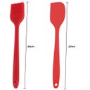 Ver imagem 7 de Jogo de Assadeira Quadrada 03 Peças Antiaderentes + Luva Térmica + Pincel + Espátula + Descanso de P