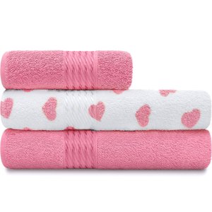 Kit Toalha 3 Peças Banho + Rosto 100 Algodão Felpudo Prisma Dohler Emcompre