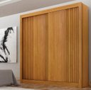 Ver imagem 1 de Guarda Roupa Milano 100%mdf 2 Pts Cinamomo - Leifer